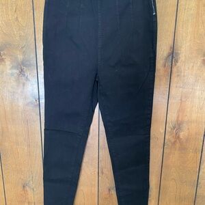 Free People Black High-Rise Skinny Pants